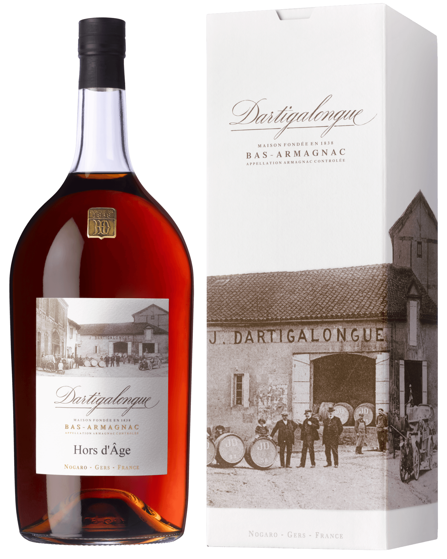 Armagnac 10 ans Pot gascon Hors d âge 2 5 L Dartigalongue